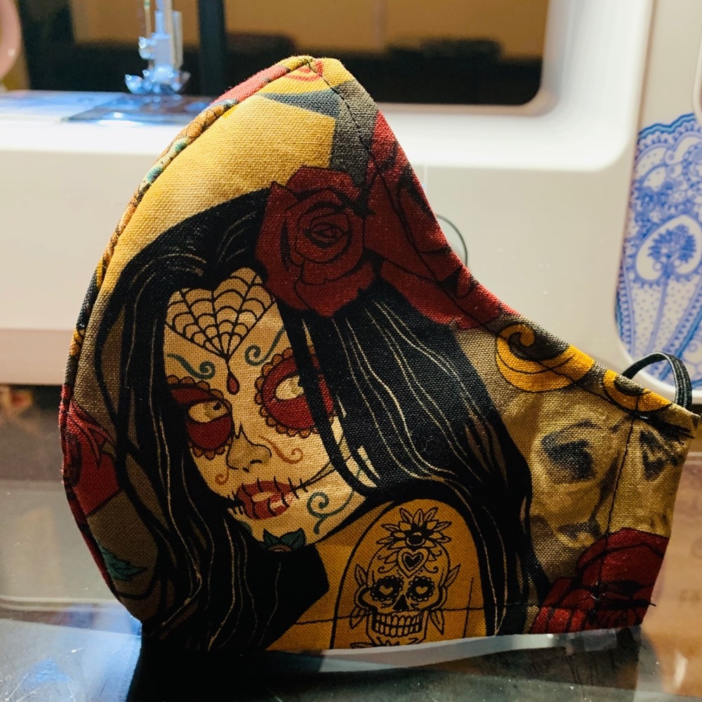 Catrina Mask, Sugar Skull 💀, double filter